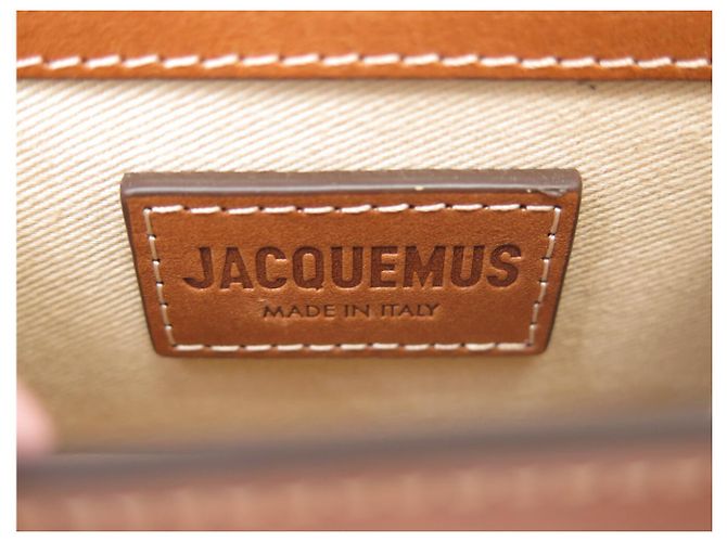NUOVA BORSA A SPALLA JACQUEMUS LE CHIQUITO MINI 215BA01 IN PELLE Marrone - vista 9