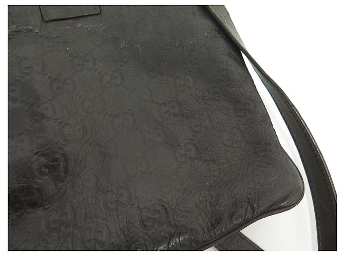 BORSA MESSENGER GUCCI 201538 PELLE GUCCISSIMA MARRONE BORSA A TRACCOLA - vista 13