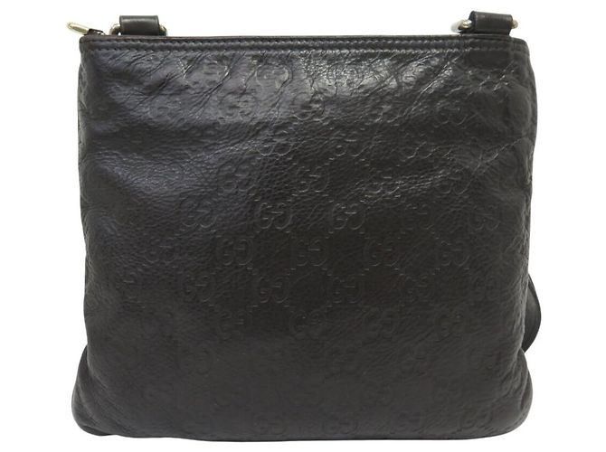 BORSA MESSENGER GUCCI 201538 PELLE GUCCISSIMA MARRONE BORSA A TRACCOLA - vista 2