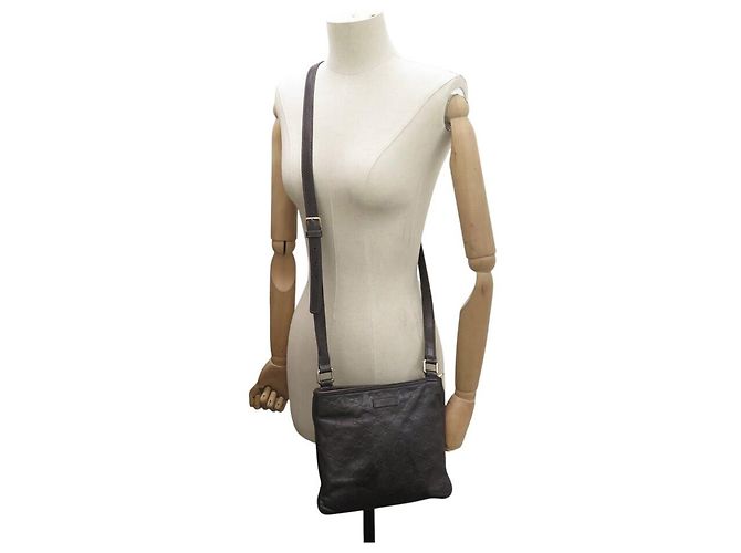BORSA MESSENGER GUCCI 201538 PELLE GUCCISSIMA MARRONE BORSA A TRACCOLA - vista 5
