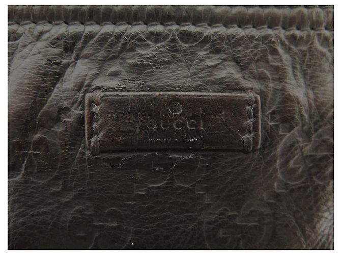 BORSA MESSENGER GUCCI 201538 PELLE GUCCISSIMA MARRONE BORSA A TRACCOLA - vista 6