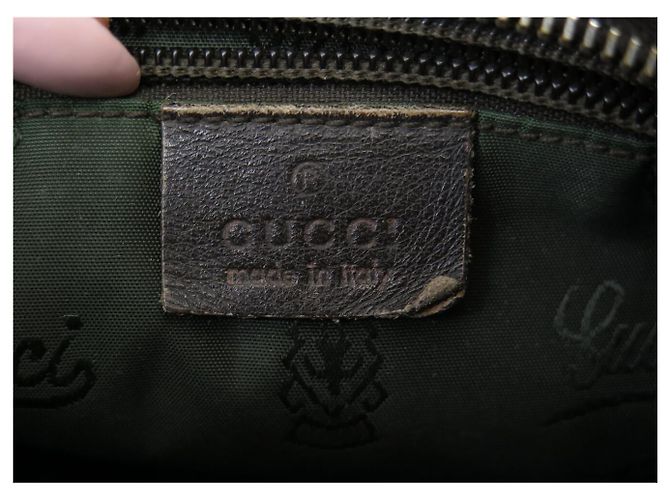 BORSA MESSENGER GUCCI 201538 PELLE GUCCISSIMA MARRONE BORSA A TRACCOLA - vista 8