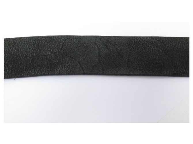 GUCCI BOUCLE PEGASUS 256262 T90 KORNLEDER GÜRTEL SCHWARZ - Ansicht 9