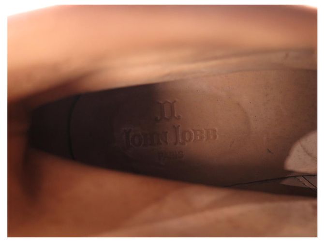 STIVALETTI JOHN LOBB MORTON 11.5 45 IN PELLE MARRONE - vista 11