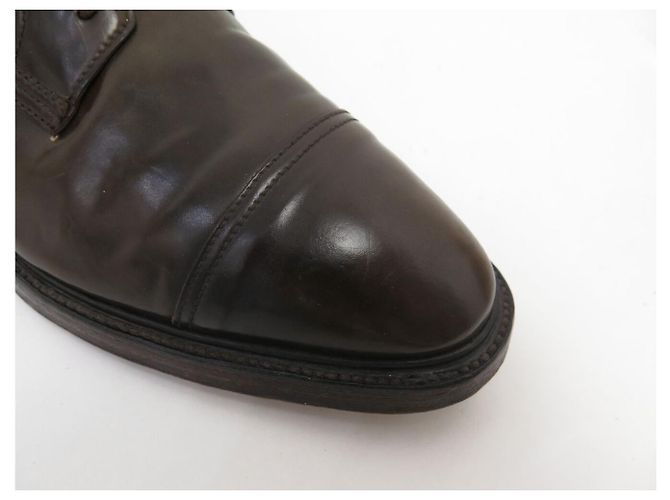 Autre Marque STIVALETTI CROCKETT & JONES HARLECH 10.5E in pelle cordovan Marrone - vista 12