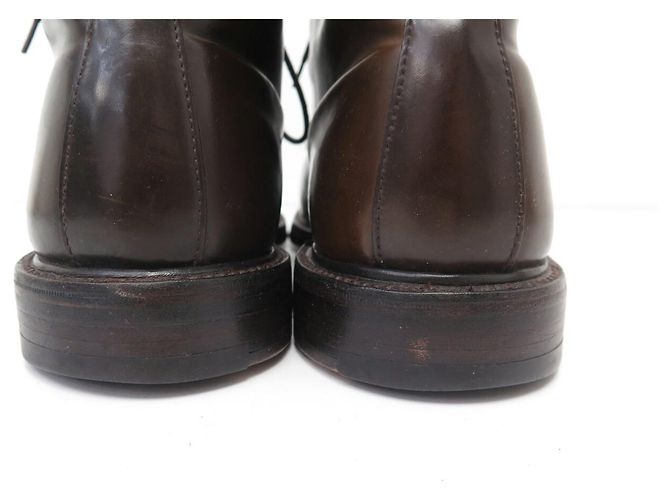 Autre Marque STIVALETTI CROCKETT & JONES HARLECH 10.5E in pelle cordovan Marrone - vista 5