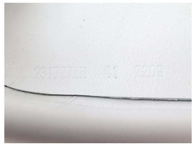 Hermès SNEAKERS HERMES GAME SLIP ON H231727ZH 41 PELLE BIANCA Bianco - vista 11