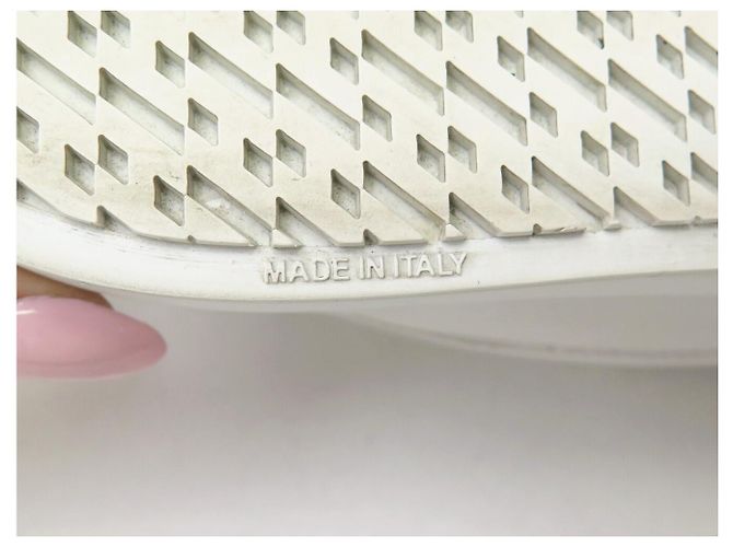Hermès SNEAKERS HERMES GAME SLIP ON H231727ZH 41 PELLE BIANCA Bianco - vista 12