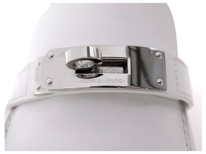 Hermès SNEAKERS HERMES GAME SLIP ON H231727ZH 41 PELLE BIANCA Bianco - vista 15
