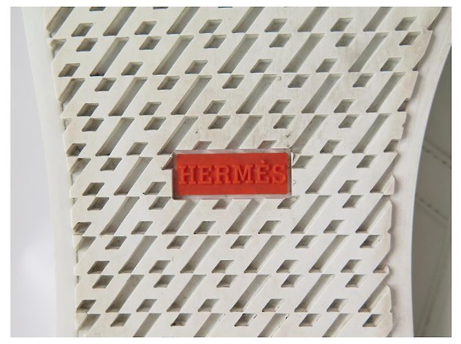 Hermès SNEAKERS HERMES GAME SLIP ON H231727ZH 41 PELLE BIANCA Bianco - vista 7
