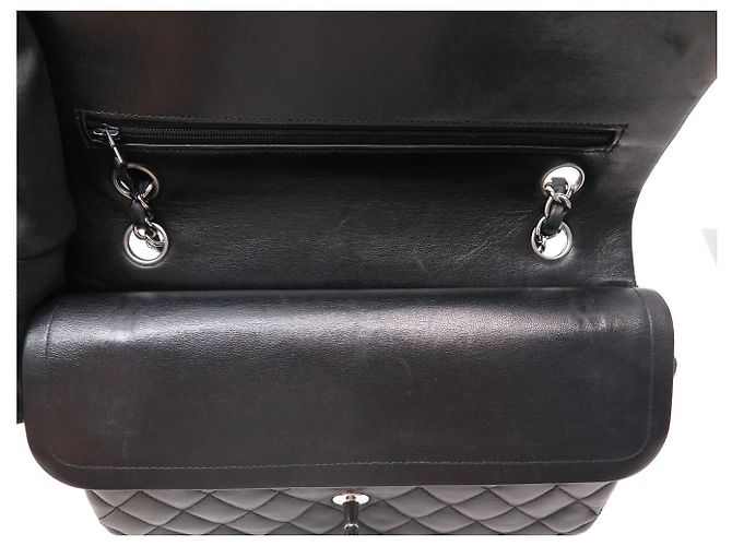 BORSA CHANEL TIMELESS CLASSIC MEDIUM A01112 IN PELLE MATELASSÉ Nero - vista 19