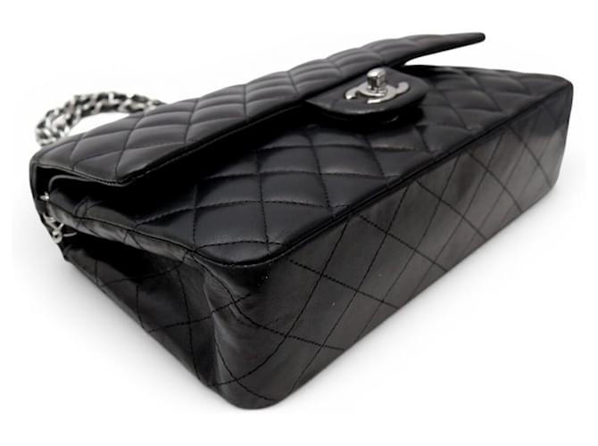 BORSA CHANEL TIMELESS CLASSIC MEDIUM A01112 IN PELLE MATELASSÉ Nero - vista 3