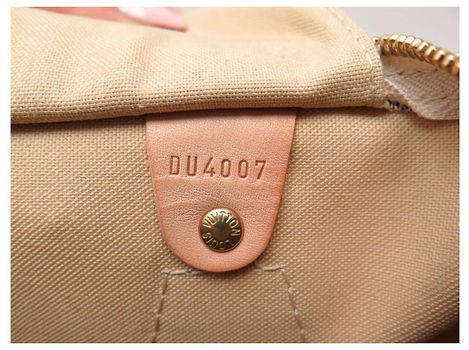BORSA LOUIS VUITTON SPEEDY 30 TOILE DAMIER AZUR N41370 HAND BAG PURSE Bianco - vista 11