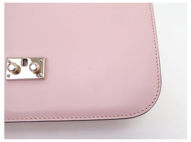 BORSA A SPALLA VALENTINO ROCKSTUD GLAM LOCK MEDIUM IN PELLE ROSA - vista 15