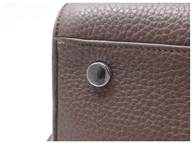 Jour NUOBA BORSA SAINT LAURENT CLASSIC DAY BAG SMALL 355153 TRACULLA Grigio - vista 14