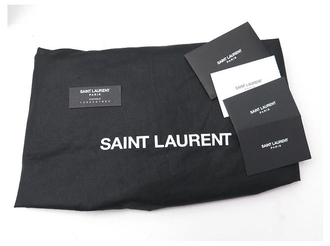 Jour NUOBA BORSA SAINT LAURENT CLASSIC DAY BAG SMALL 355153 TRACULLA Grigio - vista 16