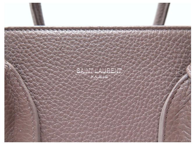Jour NUOBA BORSA SAINT LAURENT CLASSIC DAY BAG SMALL 355153 TRACULLA Grigio - vista 8