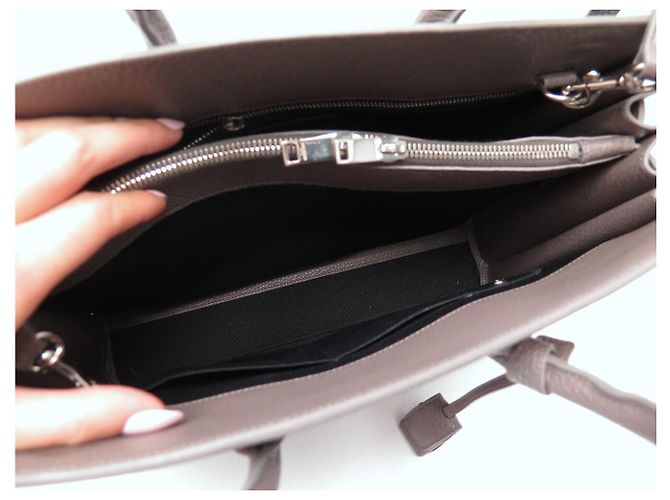 Jour NUOBA BORSA SAINT LAURENT CLASSIC DAY BAG SMALL 355153 TRACULLA Grigio - vista 9