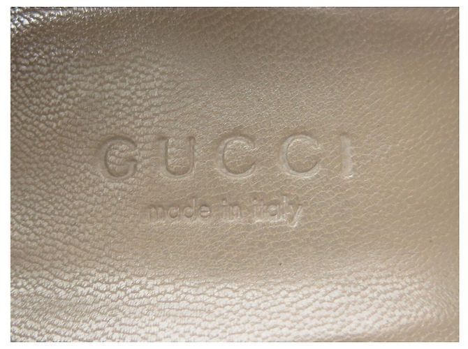 BOTINES GUCCI ANKLE BOOTS 234867 37.5 IT 38.5 FR CUERO GRIS - vista 10