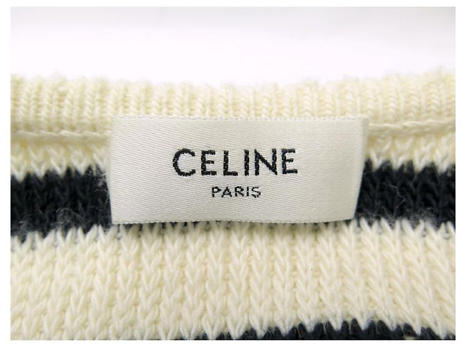 Céline NEUER CELINE CARDIGAN JACKE GESTREIFT 2A98S570P S 36 Wolle - Ansicht 5
