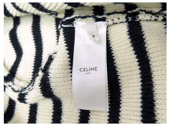Céline NEUER CELINE CARDIGAN JACKE GESTREIFT 2A98S570P S 36 Wolle - Ansicht 6