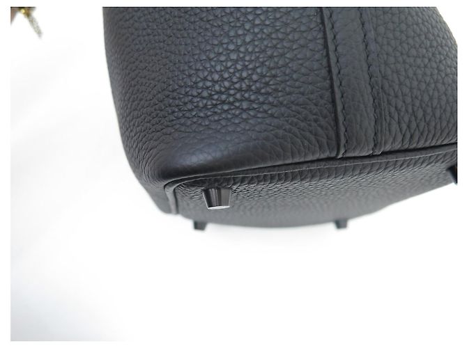 Hermès NUEVO BOLSO HERMES PICOTIN 18 SO NEGRO DE CUERO TAURILLON CLEMENCE TOTE - vista 14
