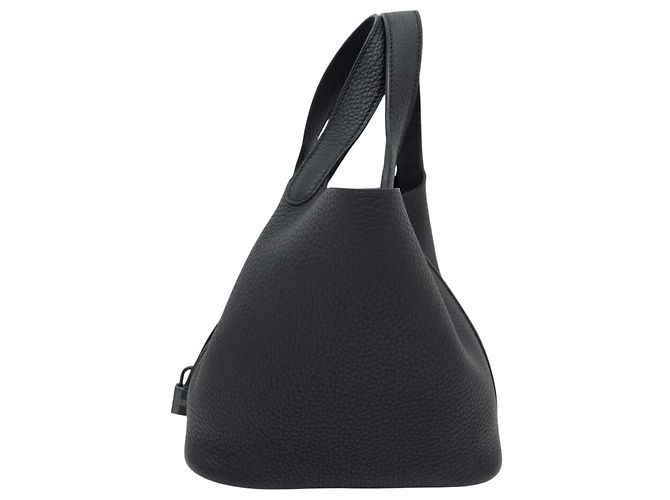 Hermès NUEVO BOLSO HERMES PICOTIN 18 SO NEGRO DE CUERO TAURILLON CLEMENCE TOTE - vista 4