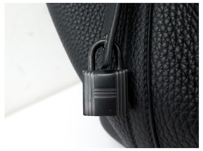 Hermès NUEVO BOLSO HERMES PICOTIN 18 SO NEGRO DE CUERO TAURILLON CLEMENCE TOTE - vista 8