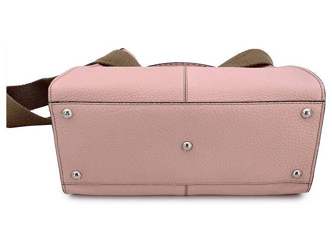 Fendi Borsa Selleria Pink Leather Peekaboo X-Lite Medium Rosa - vista 4