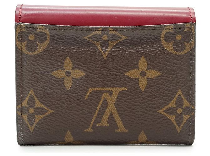 Louis Vuitton Portafoglio Compatto Zoe in Monogram Canvas Bordò - vista 2
