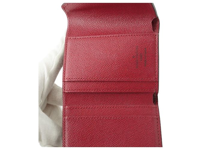 Louis Vuitton Portafoglio Compatto Zoe in Monogram Canvas Bordò - vista 4