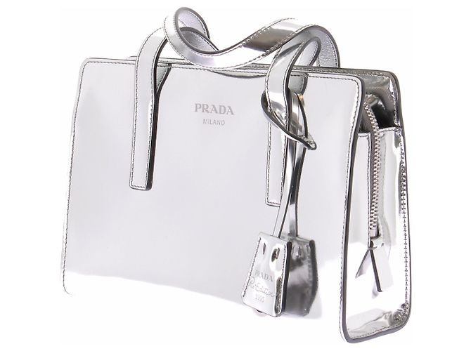 Prada Handtasche "Re-Edition" Silber - Ansicht 2