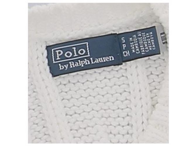 Polo Ralph Lauren Pull sans manches blanc - vue 5