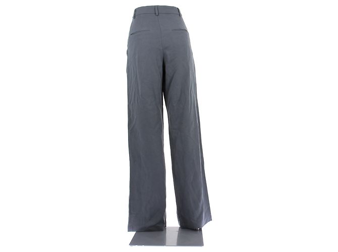 Pantaloni Reformation in lana grigi Grigio - vista 2