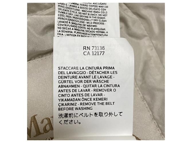 Abrigo reversible de lana THE CUBE Max Mara Negro Blanco roto - vista 13