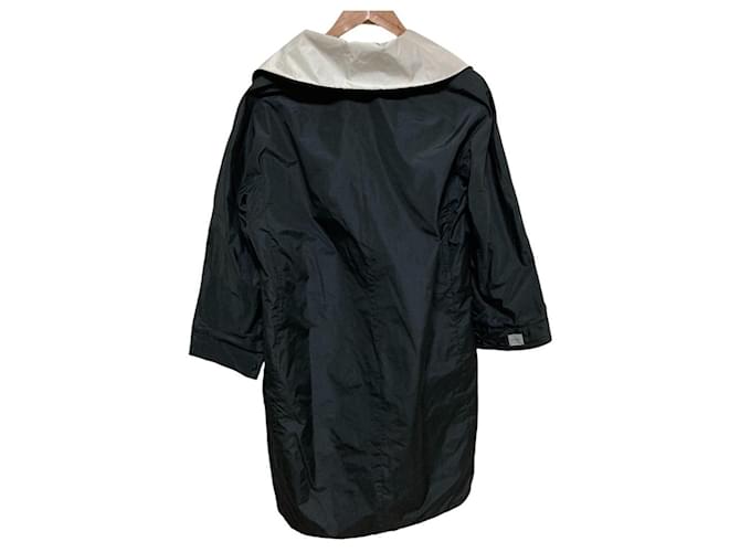 Abrigo reversible de lana THE CUBE Max Mara Negro Blanco roto - vista 4