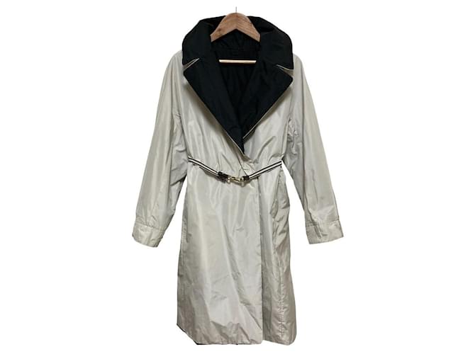 Abrigo reversible de lana THE CUBE Max Mara Negro Blanco roto - vista 5