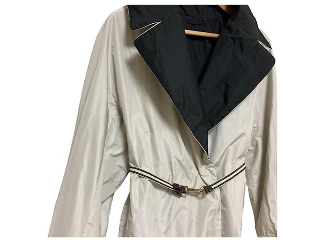 Abrigo reversible de lana THE CUBE Max Mara Negro Blanco roto - vista 6