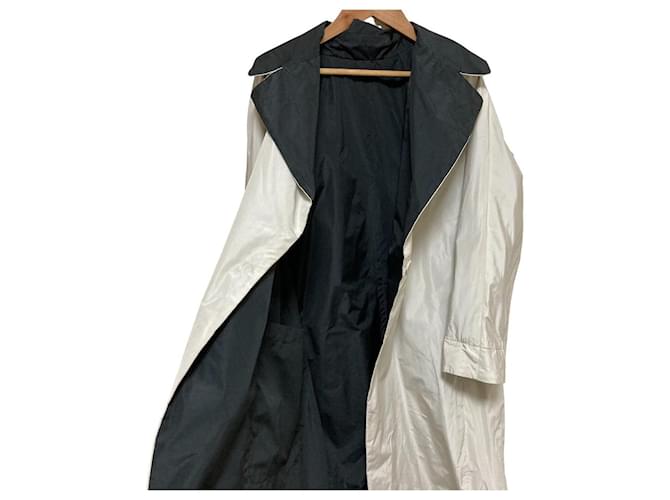 Abrigo reversible de lana THE CUBE Max Mara Negro Blanco roto - vista 7
