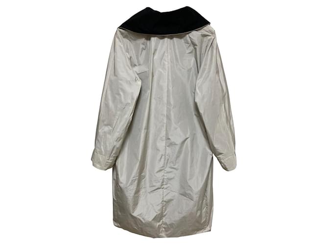 Abrigo reversible de lana THE CUBE Max Mara Negro Blanco roto - vista 8