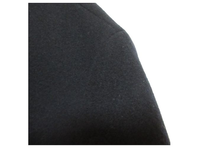 Autre Marque Abrigo Chesterfield ATON AIR DOUBLE MELTON de lana Azul Azul marino - vista 4