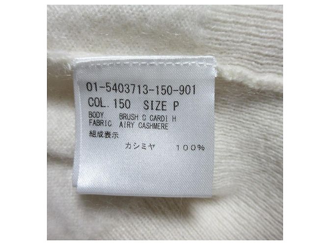Cardigan in maglia THEORY AIRY CASHMERE Bianco - vista 6