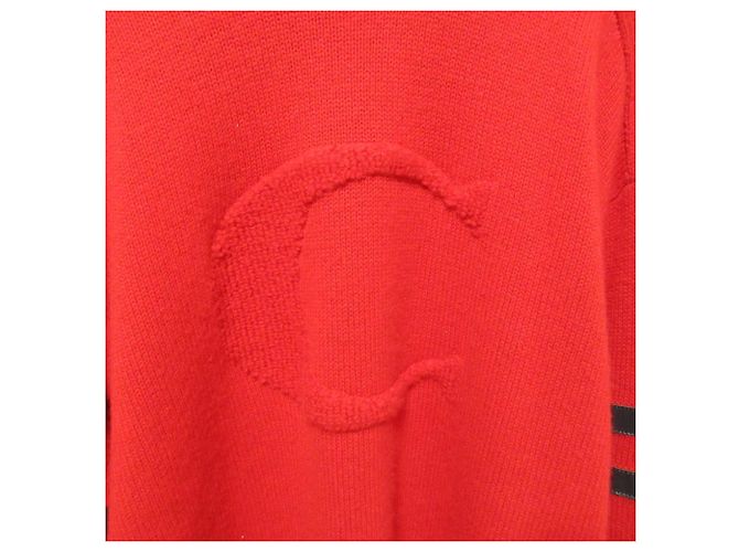 Strickpullover im Football-Stil Coach Champion Kollaboration Rot - Ansicht 5