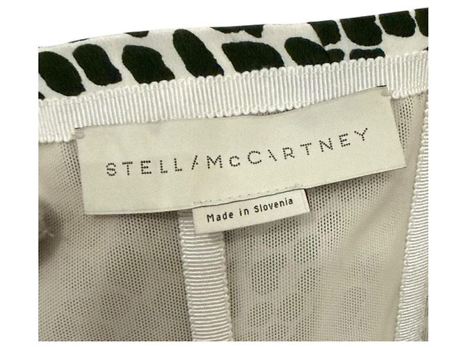 Stella Mc Cartney Stella McCartney Jumpsuit aus 100% Seide mit Allover-Print Weiß - Ansicht 6