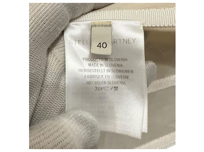 Stella Mc Cartney Stella McCartney Jumpsuit aus 100% Seide mit Allover-Print Weiß - Ansicht 7