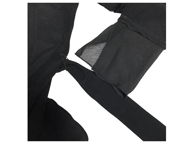 Autre Marque V-Ausschnitt Kleid BY MALENE BIRGER Schwarz - Ansicht 4