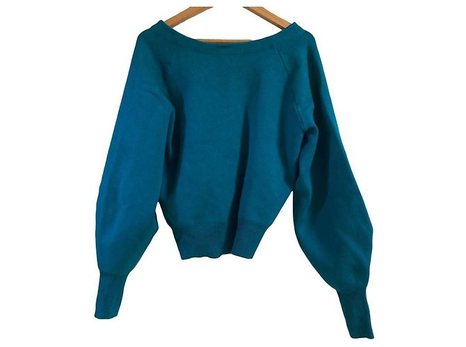 Autre Marque Cárdigan con cuello en V EMMEL REFINES Azul Naranja - vista 2