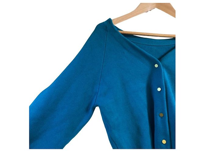 Autre Marque Cárdigan con cuello en V EMMEL REFINES Azul Naranja - vista 3