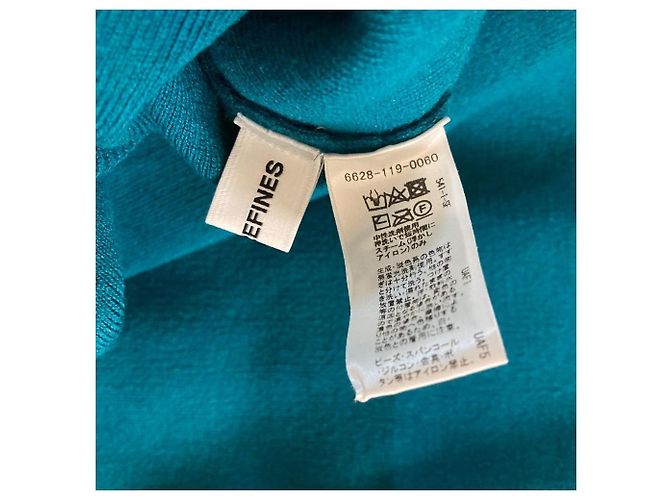 Autre Marque Cárdigan con cuello en V EMMEL REFINES Azul Naranja - vista 4