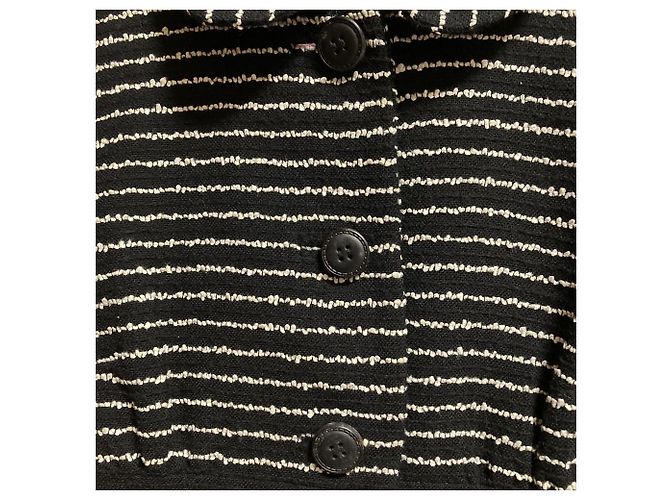 Autre Marque Chaqueta Leur Logette Border Tweed Negro - vista 12